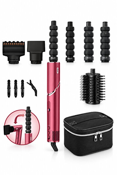 Shark FlexStyle 5-in-1 Saç Kurutma & Şekillendirme HD456CREU Makyaj çantası h...
