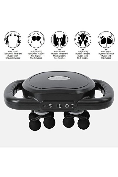 OEM Aparat pentru Masaj Mio-Relaxant cu 12 Capete & USB