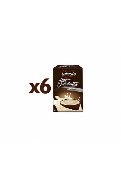 La Festa Pack of 6 pieces Instant White Chocolate Drink 250 g