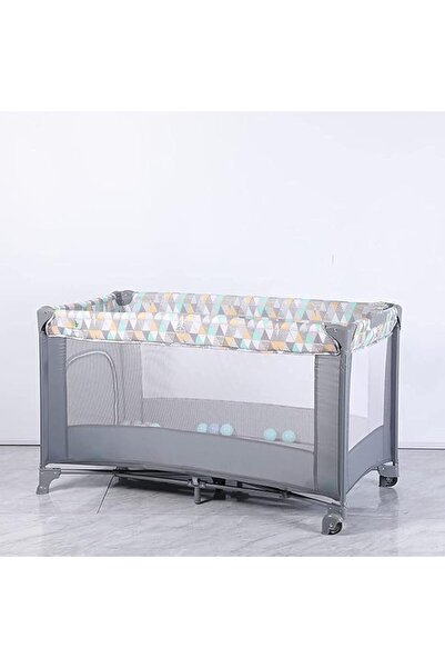 GENERAL 2 In 1 Baby Crib, Portable Playard, Foldable Travel Bed Playpen, Trav...