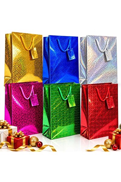 JML Holographic Gift Bag 12/set, 38x52x15cm Wholesale