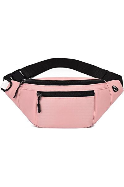 ALMEKAQUZ Waist Bag,Pink Multi-functional Crossbody Hip Pack