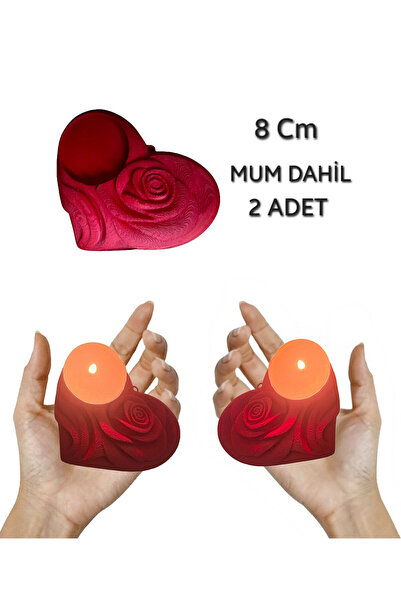 Salıncak Kına El Mumluğu Düğün Nedime Bride Sünnet (Mum Dahil 2 Adet 8 Cm)