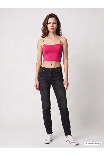 Sweet Club İnce Lastik Askılı Crop