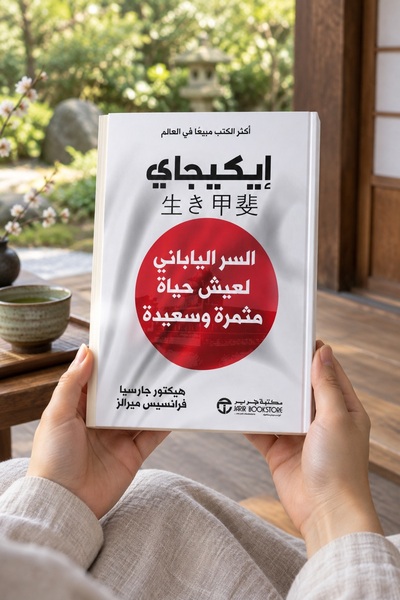 Jarir Bookstore Ikigai the Japanese Secret to Living a Fulfilling and Happy Life |   Ikigai: The Japanese Secret to a Long and Happy Life by Héctor García & Francesc Miralles