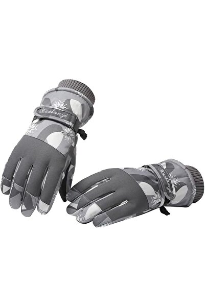 YHRY Winter Ski Gloves, Waterproof Touchscreen Snowboard Gloves, Windproof Wa...