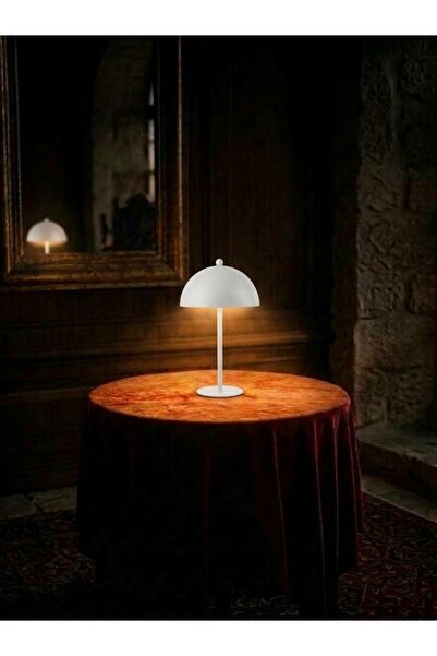 ACK LED Dokunmatik Metal Masa Lambası Şarjlı Taşınabilir Gece ve Çalışma Lamb...