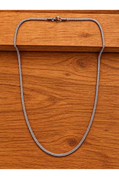 zadenza gold Stainless Tarnish Resistant 2 mm Snake Steel Necklace Steel Chain