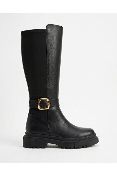 miss fırat Stylish Looking Women's Boots with Buckle Details