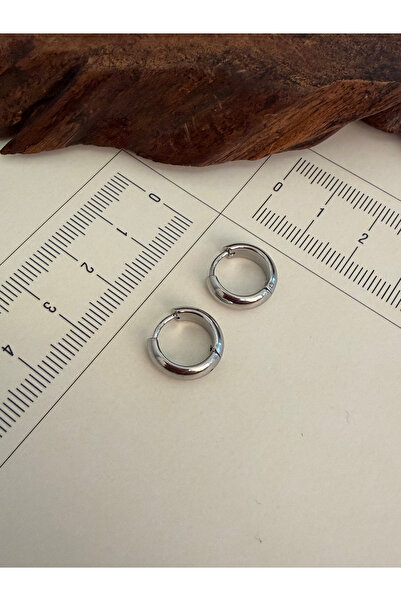 Rupen Kraft 316l surgical steel hoop earrings, silver color hoop earrings, cu...