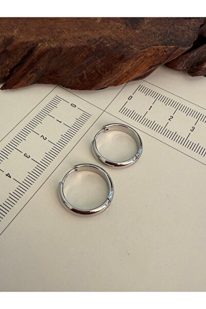 Rupen Kraft 316 L Surgical Steel Hoop Earrings Silver Color Hoop Earrings Hoo...