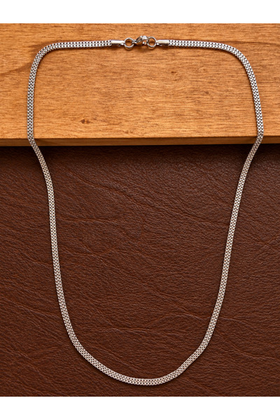 Aida Jewelss Stainless Tarnish-Resistant Design Steel Necklace Steel Chain 2.5mm