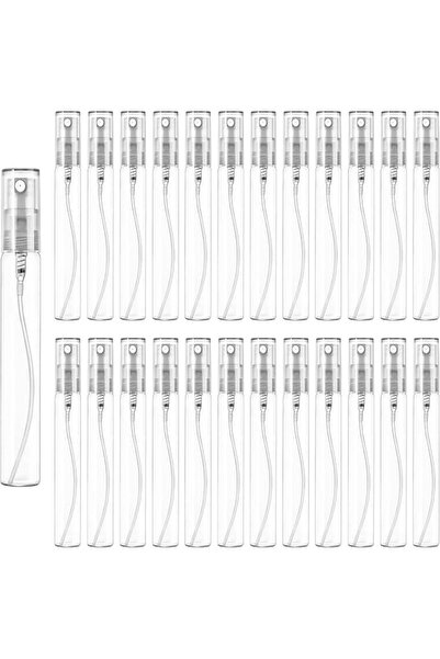 Yelajoy 25 PCS Mini Spray Bottle Clear Refillable Atomizer