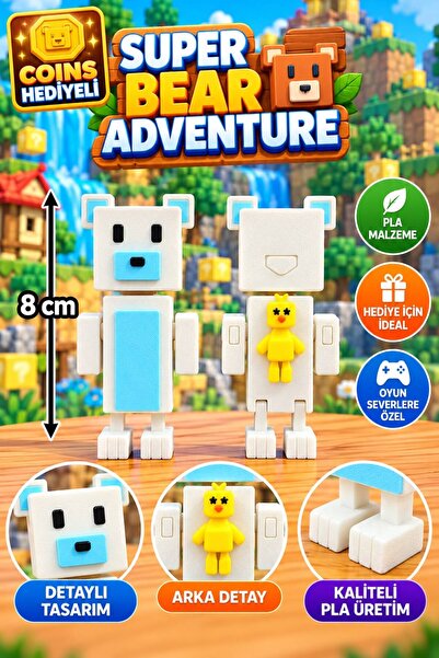 Razmo Super Bear Adventure Baaren Ayı ve Shicka Figür Seti - Süper Ayı Seti (...