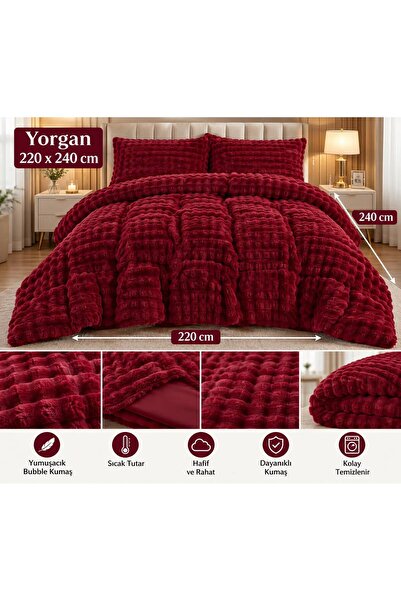 Genel Markalar Battal Peluş Buble Yorgan 220X240