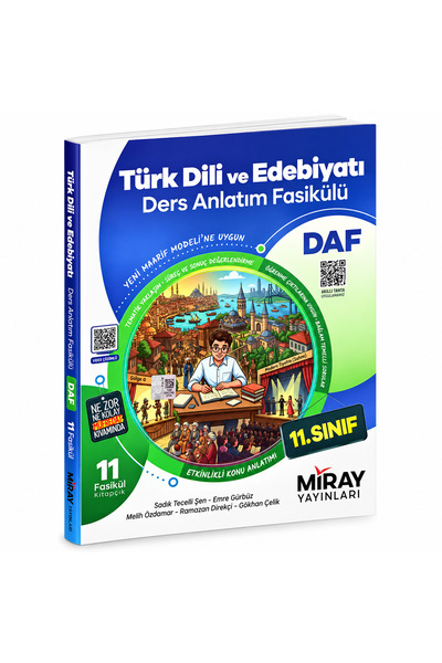 Miray Yayınları Miray 11. Sınıf Türk Dili Ve Edebiyatı Daf Ders Anlatım Fasik...