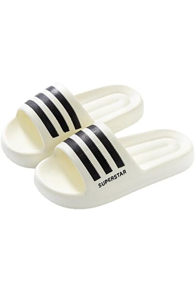 Generic EVA Thick Sole Couple Slippers, Non-Slip Quick Dry Bathroom Shower Sl...