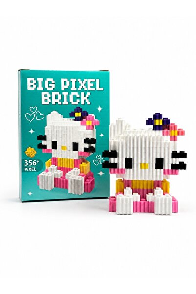 Brother Toys Big pixel brick hello kitty 356 pixels 3d jigsaw puzzle bricks f...