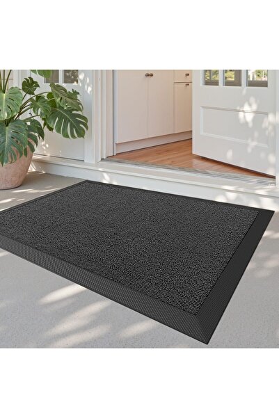 Generic Front Door Mat Outdoor Entrance, 60 x 90 cm, Heavy Duty Rubber Doorma...