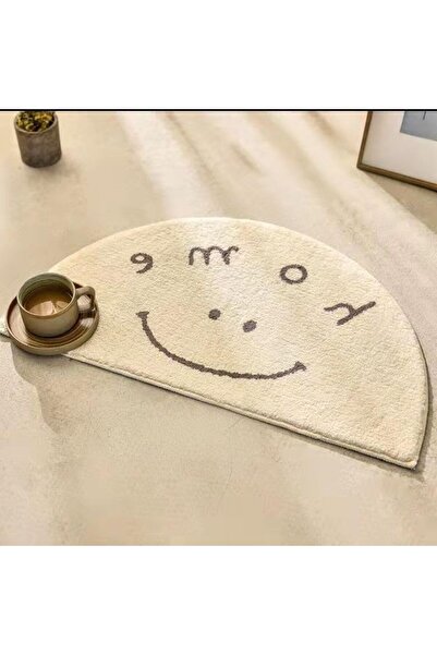 Generic Welcome Door Mat Half Round Area Rug Cute Sun Printing Door Mat Outdo...