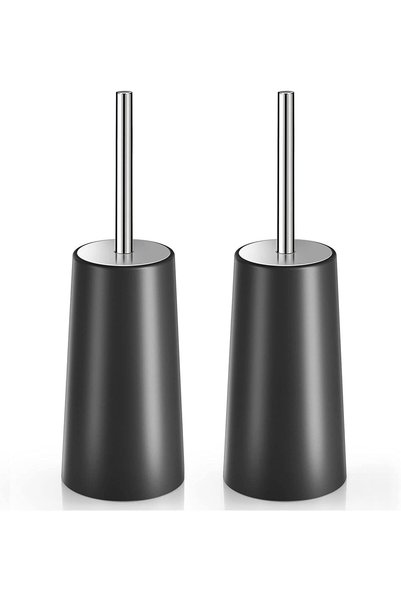 Generic Topsky Toilet Brush with Holder, 2 Pack Compact Toilet Bowl Cleaner B...