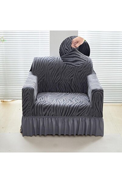 Generic Sofa Slipcover with Skirt,Universal Elastic Jacquard 4 Seater Couch C...