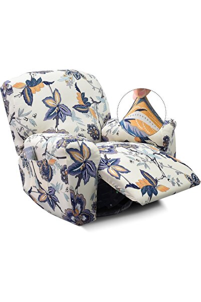 Generic Recliner Slipcover-Stretch Soft Slip Reclining Chair Slipcovers 4 -Pi...