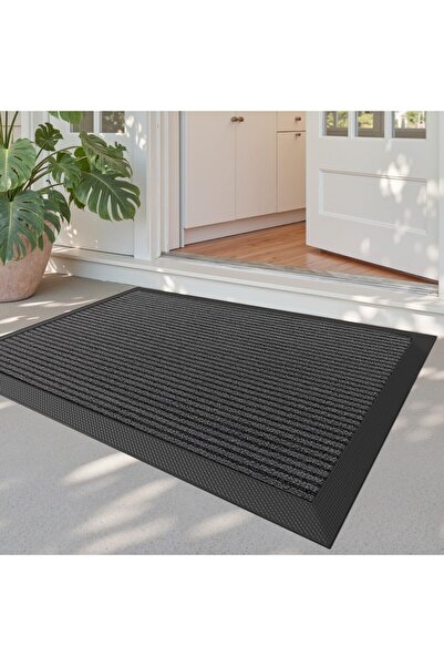 Generic Front Door Mat Outdoor Entrance, 60 x 90 cm, Heavy Duty Rubber Doorma...