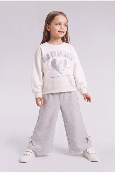 DeFacto 2-Piece Set Printed Sweatshirt and Sweatpants for Baby Girl I7733A526Au