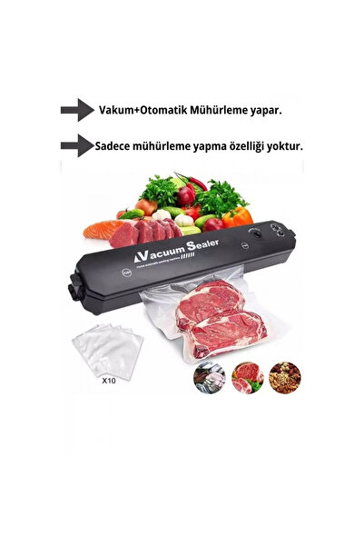 Gıda Vakum Ve Mühürleme Makinesi- Yiyecek Tazeliği Koruma Ev Ve Restoran İçin