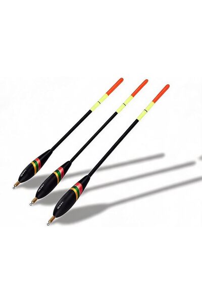 GOWENIC Fishing Floats, 3Pcs/Pack 1.5+6g 1.5+5g 1.5+4g Wooden Fishing Floats ...