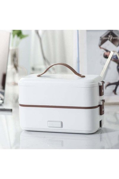 Generic FALAHOM Self Cooking Electric Lunch Box, Portable 15 Minutes Fast Hea...