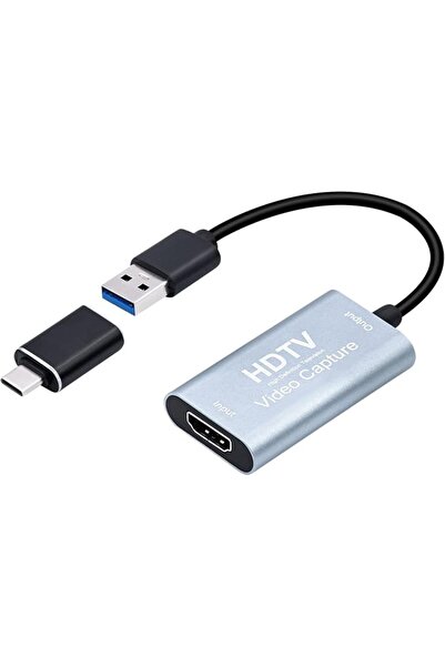 Mcbazel Video Capture Card, 4K HDMI to USB Capture Card with USB C Adapter, H...
