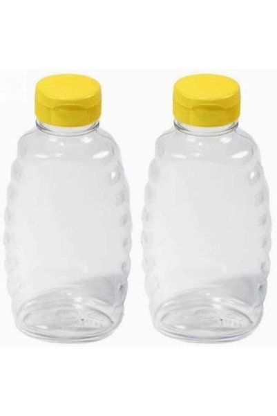 Generic 2Pcs 380ml EMPTY Plastic Honey Bottles SQUEEZE DISPENSER Flip Top BPA...