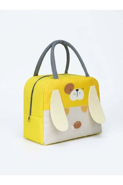 Generic Mobcos Ear Panda Yellow Large Capacity Insulated Lunch Bag | Waterpro...