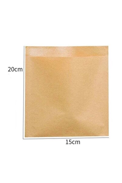 Generic Paper Sandwich Bags Kraft Brown (200 Pack), Commercially Compostable ...