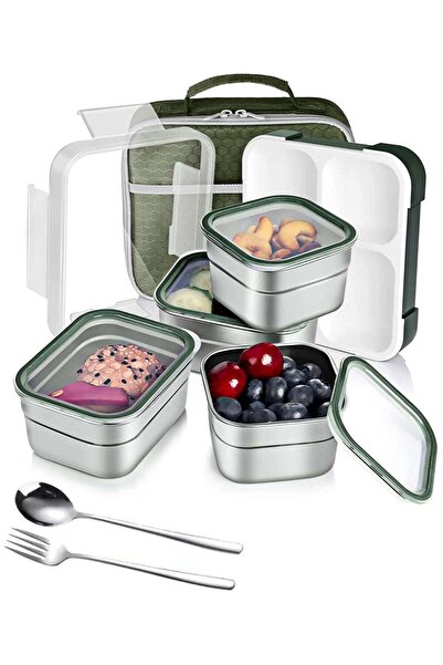 Generic Stainless Steel Lunch Box for Kids Adults,Insulated Bento Lunch Box w...