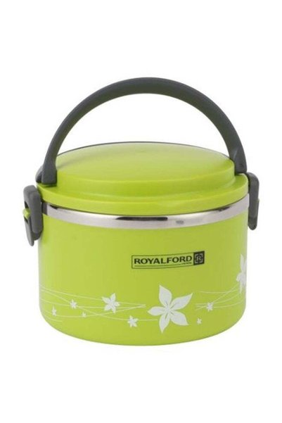 Generic Royalford 1.0 L 2-in-1 Stainless Steel Lunch Box | Leak-Proof, Airtig...