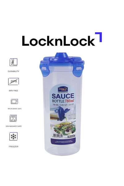 Generic LocknLock Sauce Bottle 780ml Airtight BPA-Free Condiment Container, L...