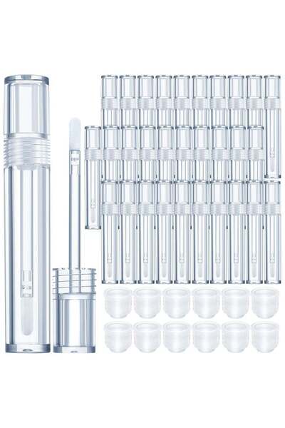 Generic 10 Pieces Empty Tubes 5 ml Transparent Containers Clear Refillable Bo...