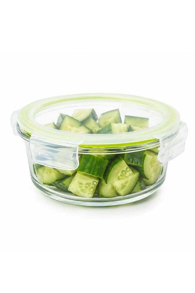 Generic LocknLock Fresh Oven-Safe Glass Round Container 930ml â€“ Airtight, L...