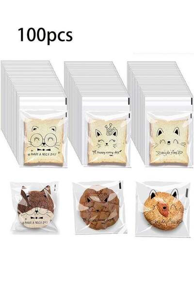Generic 100 Pcs Bread and Toast Self-Sealing Bags, Sandwich Bags ,Bakery Bags...
