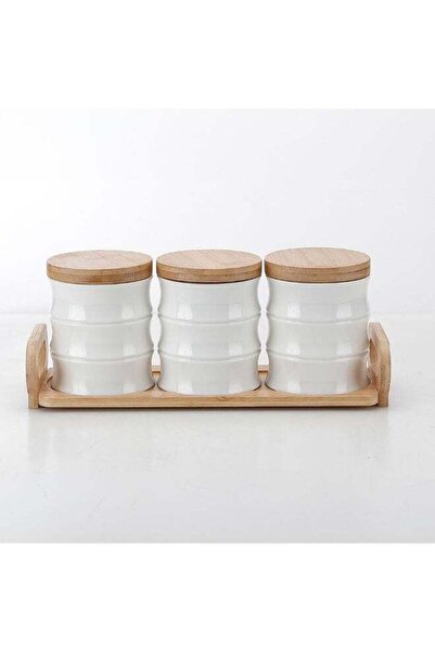 Generic Princess Cookie Jar Set 4Pc 900ml 38x13x15.3cm Storage Jars