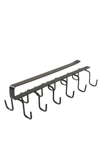 Generic HASTHIP® Shelf Hook Rack, Metal Kitchen Hook Rack, No Drill Cupboard ...