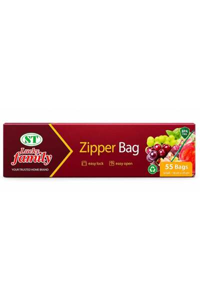 Generic Zipper Bags Small Size 55 Count 18cm x 20cm