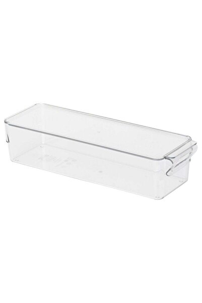 Generic Storage box for fridge, transparent, 32 x 10 x 8 cm