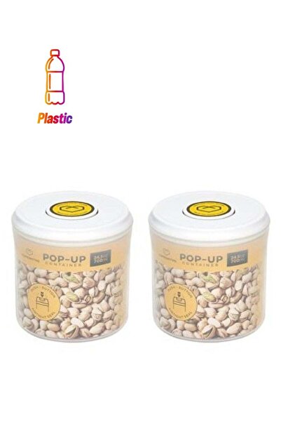 Generic Pop-Up 700Ml Round Food Container Set Of 2