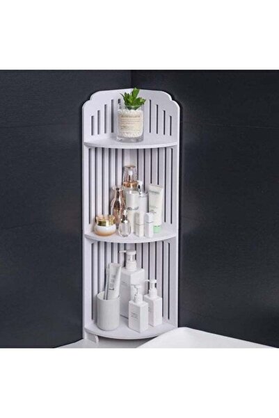 Generic 3-Tier Corner Shower Shelf Rack – Space-Saving Bathroom Storage Organ...