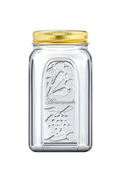 Generic Premium Jar Clear/Gold 1.5Liters