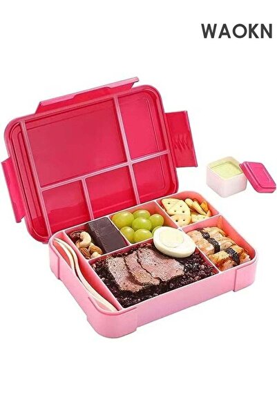 Generic Lunch Box for Kids, 1330ML Kids Lunch Box with 5 Compartment, Lunch B...